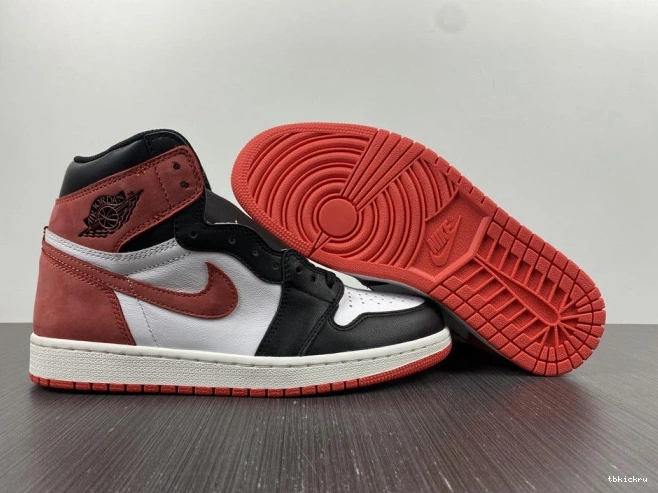 Cheap TBK Red' 555088-112 OG Jordan High Air Retro 1 'Track 0711